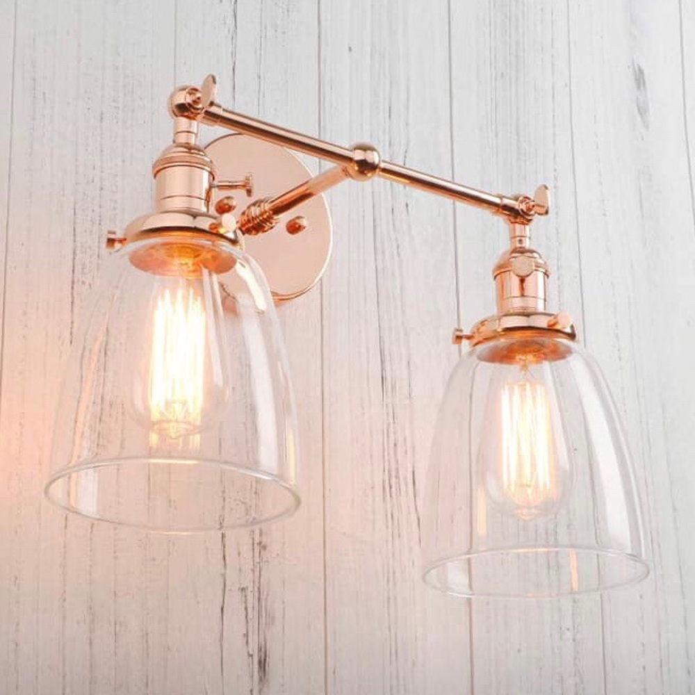 Copper Scone Vintage Industrial Antique Light fix.